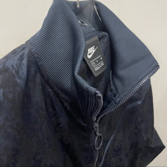 Nike Sportswear NSW Jacquard Track Jacket Full Zip Rib Knit Trim Streetwear Blue - Picture 11 of 13